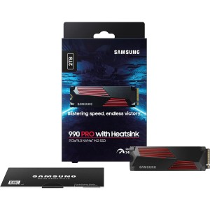 Samsung 990 Pro With Heatsink GEN 4.0 NVMe 2TB (R 7450 / W 6900)