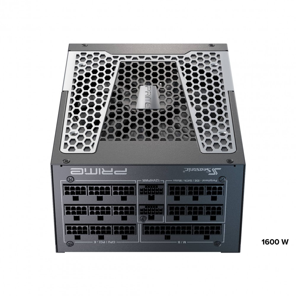 Seasonic PRIME PX-1600 -1600W - 80 Plus Platinum - ATX 3.1 - PCIe 5.1 Fully Modular Seasonic PRIME PX-1600 -1600W - 80 Plus Platinum - ATX 3.1 - PCIe 5.1 Fully Modular