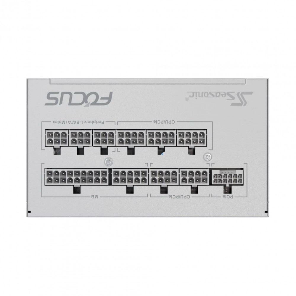 Seasonic FOCUS GX-1000 -1000W - 80 Plus Gold - ATX 3.1 - PCIe 5.1 Fully Modular White