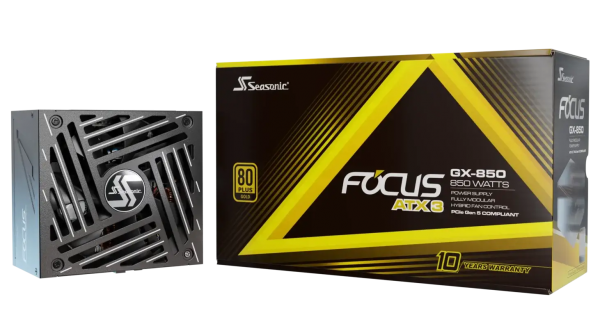 Seasonic FOCUS GX-850 -850W - 80 Plus Gold - ATX 3.1 - PCIe 5.1
