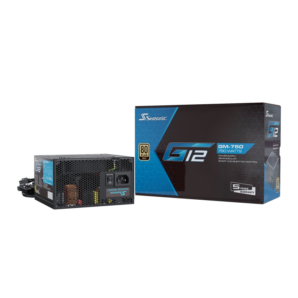 Seasonic G12 GM-750 -750W - 80 Plus Gold - Semi Modular Seasonic G12 GM-750 -750W - 80 Plus Gold - Semi Modular