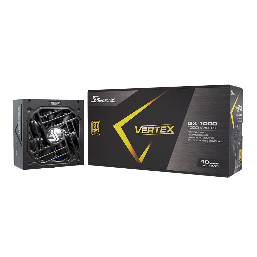Seasonic VERTEX GX-1000 -1000W - 80 Plus Gold - ATX 3.1 - PCIe 5.1 Fully Modular