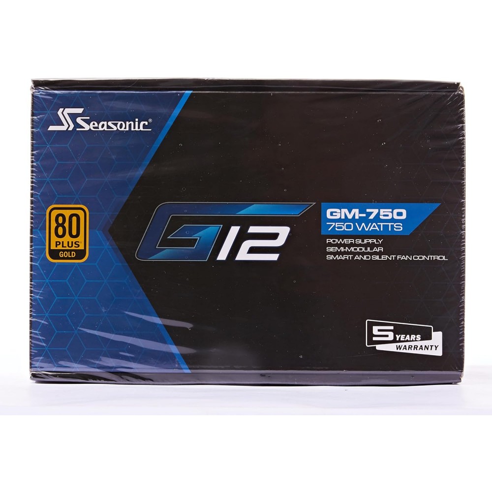 Seasonic G12 GM-750 -750W - 80 Plus Gold - Semi Modular Seasonic G12 GM-750 -750W - 80 Plus Gold - Semi Modular