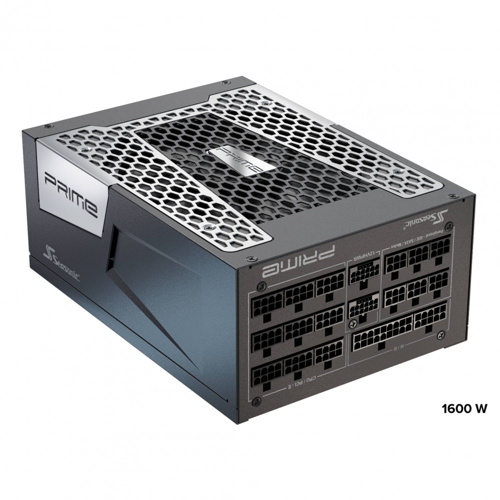 Seasonic PRIME PX-1600 -1600W - 80 Plus Platinum - ATX 3.1 - PCIe 5.1 Fully Modular Seasonic PRIME PX-1600 -1600W - 80 Plus Platinum - ATX 3.1 - PCIe 5.1 Fully Modular