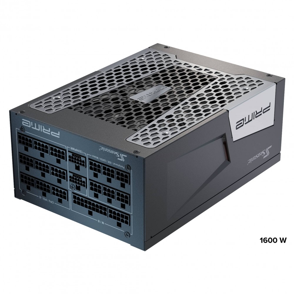 Seasonic PRIME PX-1600 -1600W - 80 Plus Platinum - ATX 3.1 - PCIe 5.1 Fully Modular Seasonic PRIME PX-1600 -1600W - 80 Plus Platinum - ATX 3.1 - PCIe 5.1 Fully Modular