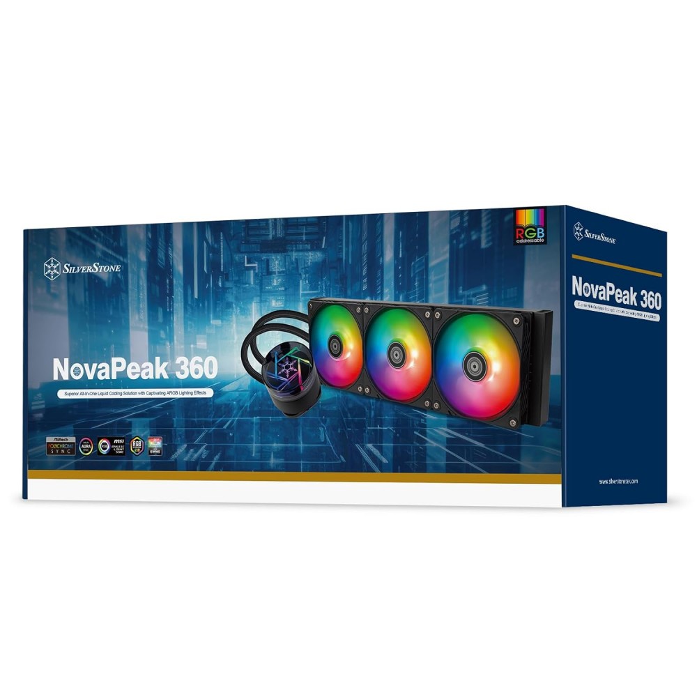 SilverStone NovaPeak 360 ARGB Liquid Cooler