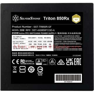 SilverStone Triton 850Rx 850W 80 PLUS GOLD PCIe 5 - DA850-G