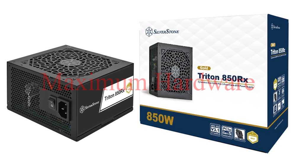 SilverStone Triton 850Rx 850W 80 PLUS GOLD PCIe 5 - DA850-G