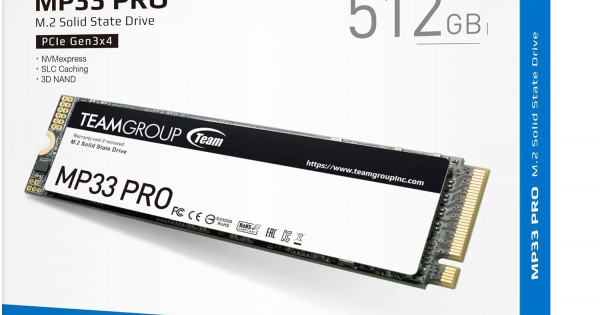 Team MP33 PRO GEN 3.0 NVMe 512GB - TM8FPD512G0C101