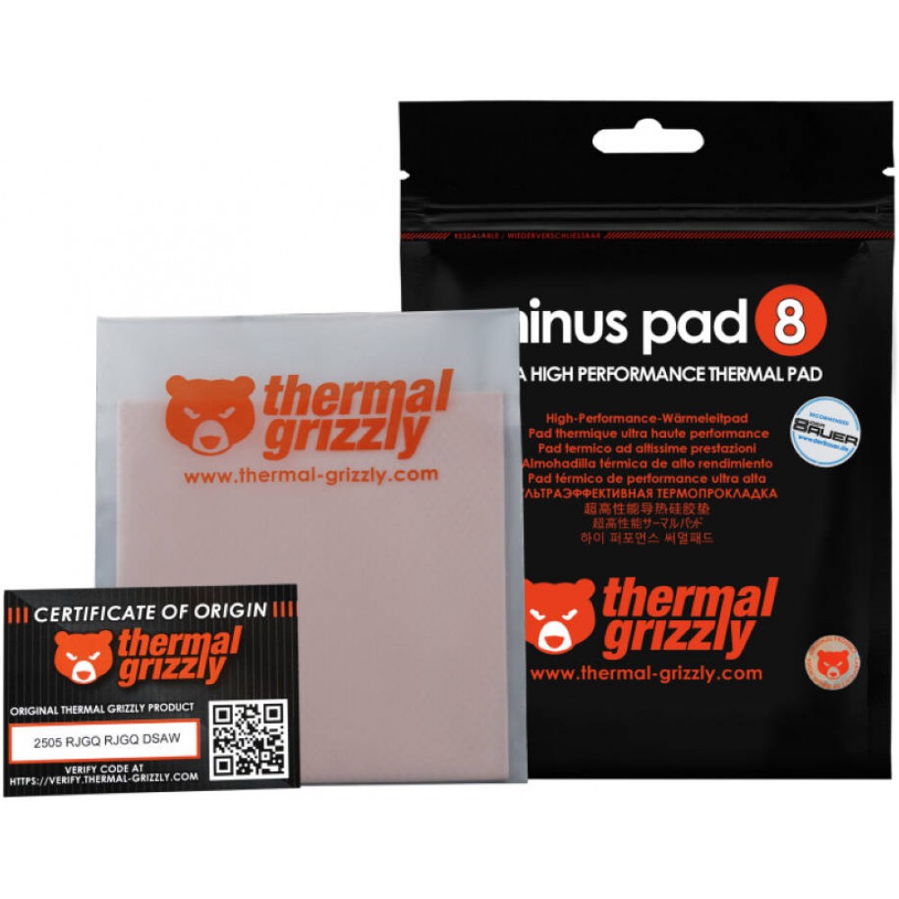 Thermal Grizzly Minus Pad 8 100x100x1.5mm Thermal Pad
