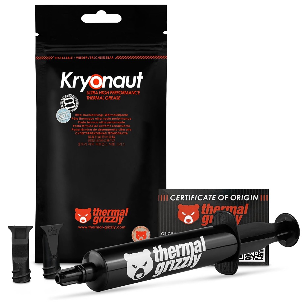 Thermal Grizzly Kryonaut 37g 10ml Thermal Paste Thermal Grizzly Kryonaut 37g 10ml Thermal Paste