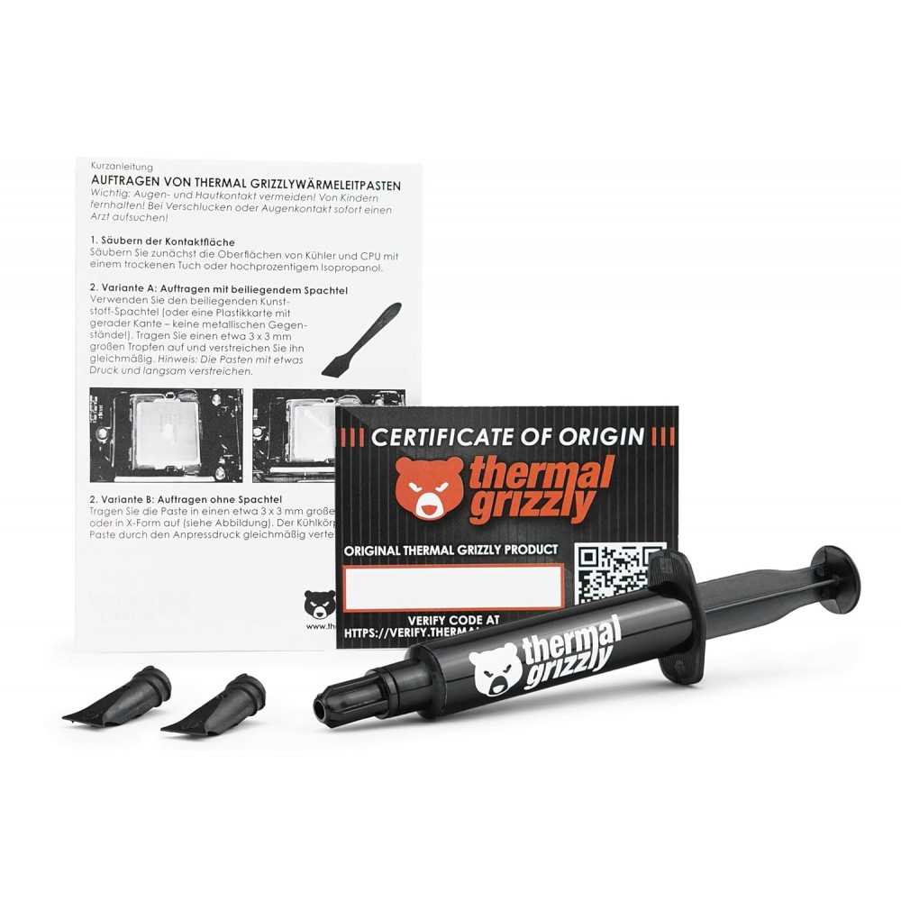Thermal Grizzly Aeronaut 7.8g 3ml Thermal Paste Thermal Grizzly Aeronaut 7.8g 3ml Thermal Paste