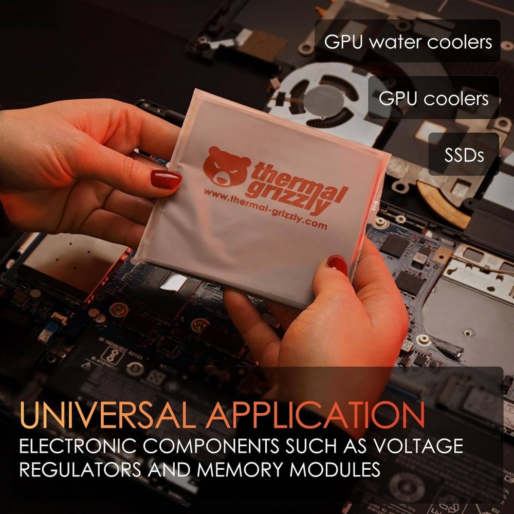 Thermal Grizzly Minus Pad Advance 120x20x1.0mm 4 Pcs Thermal Pad