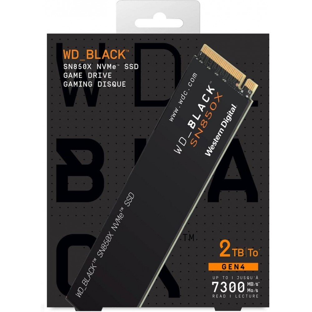 WD BLACK 2TB SN850X NVMe Gen4