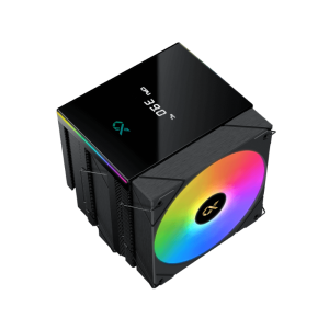 Xigmatek AK6 Dual Digital Display ARGB CPU Fan Cooler – Black