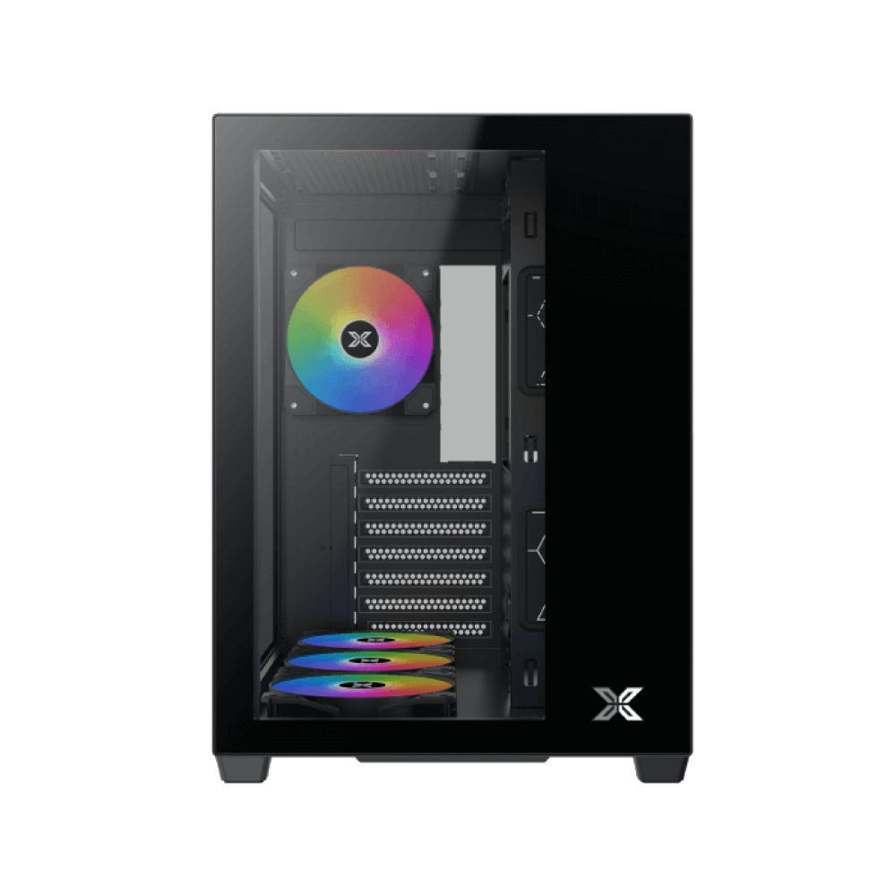 XIGMATEK AQUA III ARGB Mid Tower Case Black