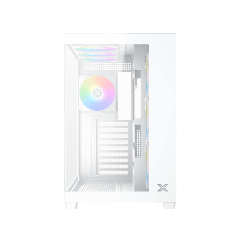 XIGMATEK AQUA V AIR ARGB Mid Tower Case White