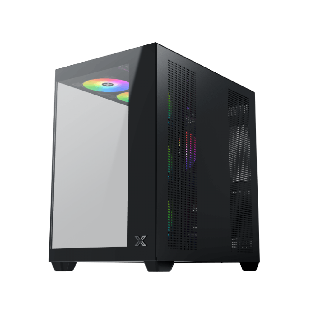 XIGMATEK AQUA V AIR ARGB Mid Tower Case Black