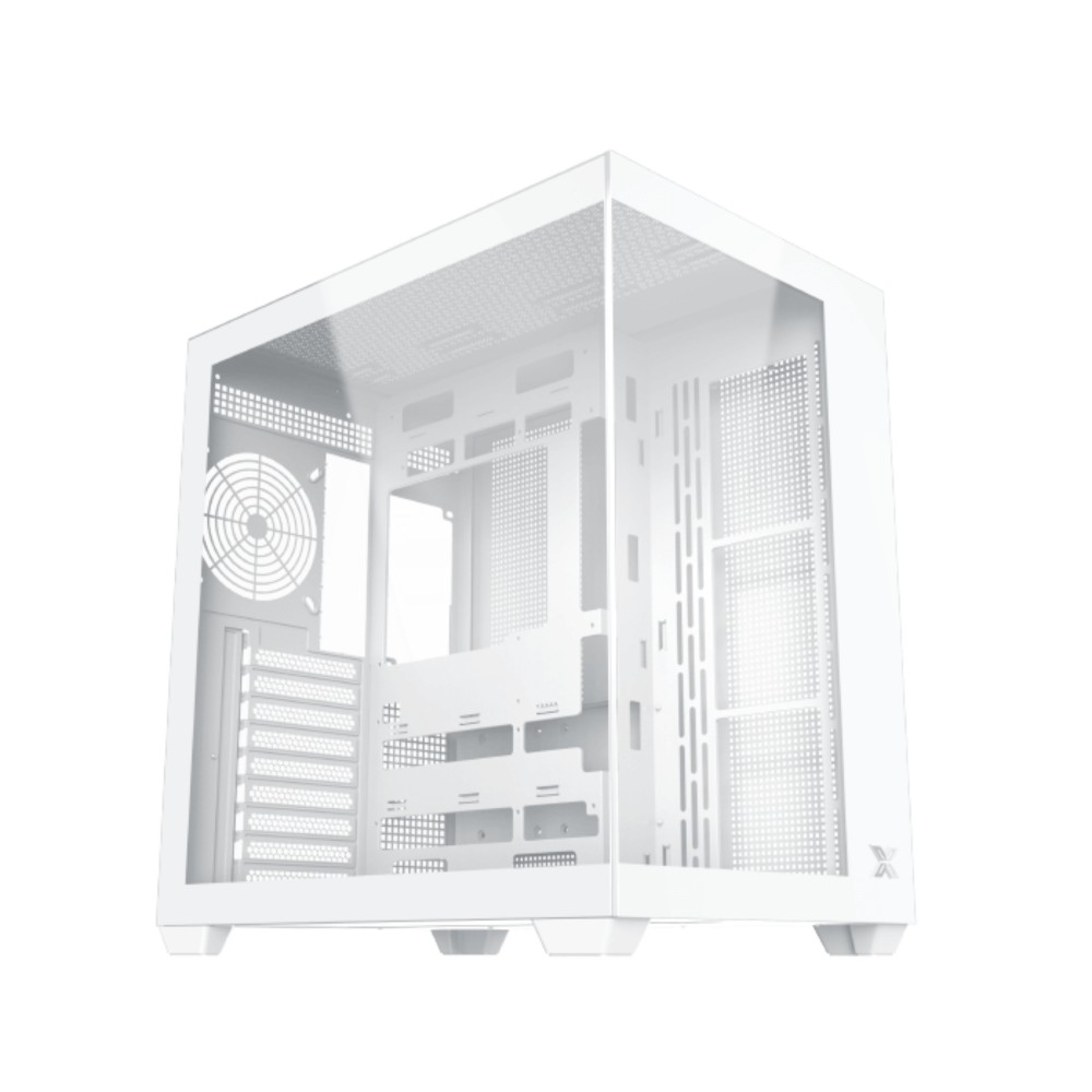 XIGMATEK AQUA V AIR ARGB Mid Tower Case White