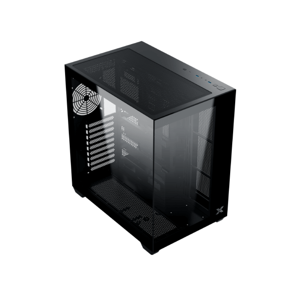 XIGMATEK AQUA V AIR ARGB Mid Tower Case Black