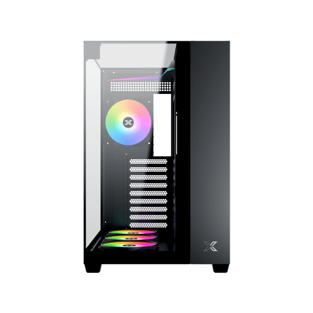XIGMATEK AQUA V ARGB Mid Tower Case Black