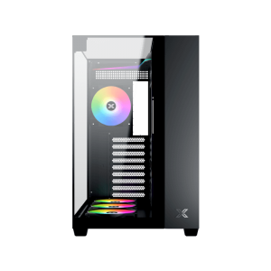 XIGMATEK AQUA V ARGB Mid Tower Case Black