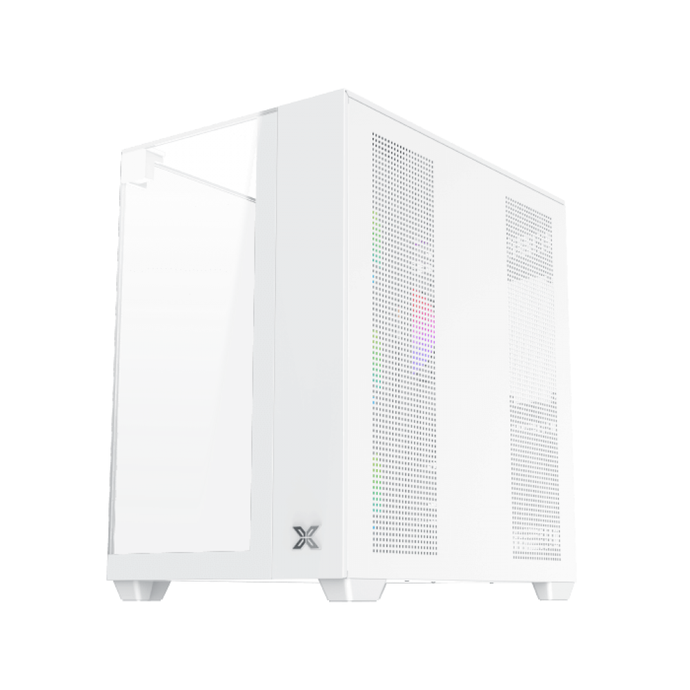 XIGMATEK AQUA V ARGB Mid Tower Case White