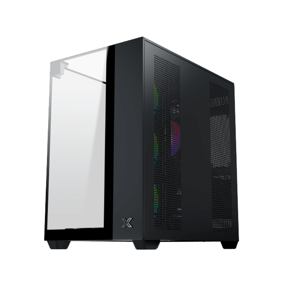 XIGMATEK AQUA V ARGB Mid Tower Case Black