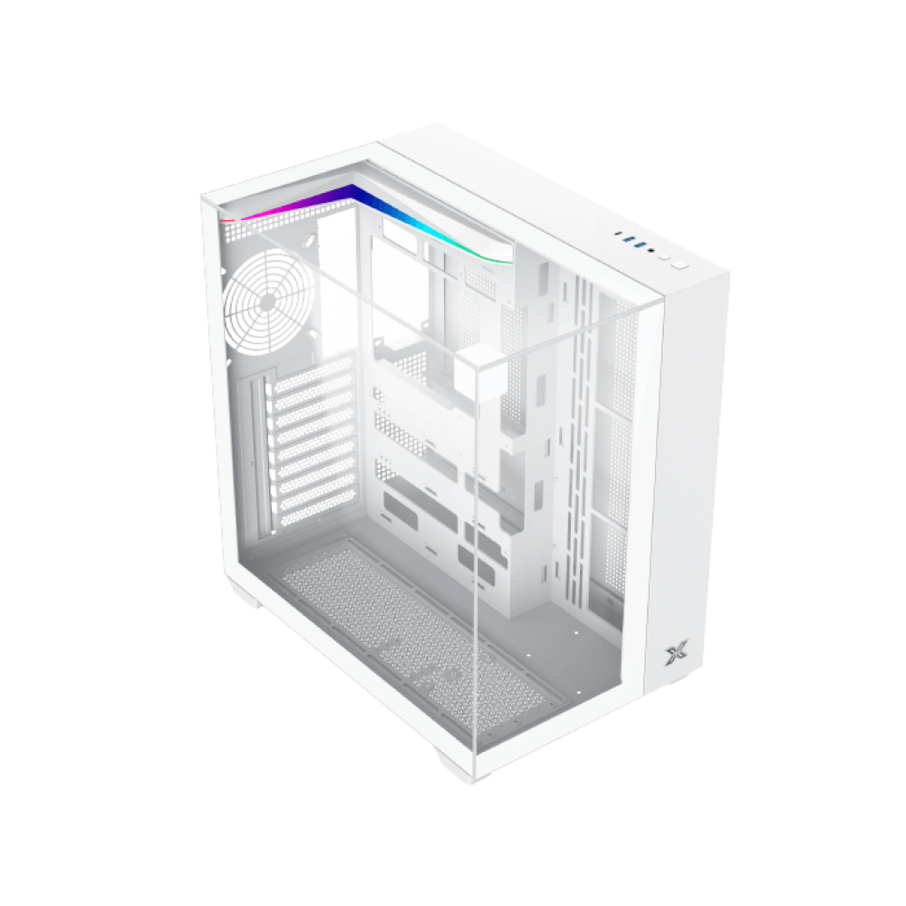 XIGMATEK AQUA V ARGB Mid Tower Case White