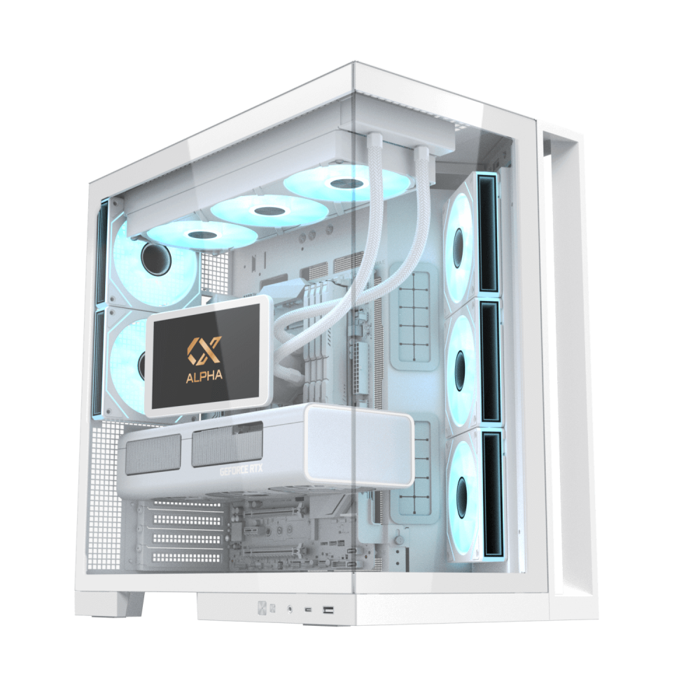 Xigmatek Aqua 7 Arctic ARGB BTF Mid Tower Case