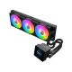 Xigmatek Connect 360 Smart LCD ARGB CPU Liquid Cooler – Black