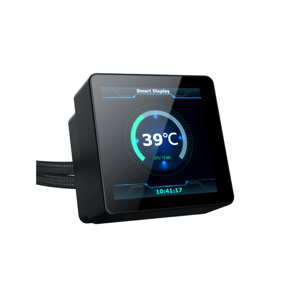 Xigmatek Connect 360 Smart LCD ARGB CPU Liquid Cooler – Black