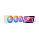 Xigmatek Connect Pro 360 Arctic ARGB 7 Inch Magnetic LCD Liquid Cooler
