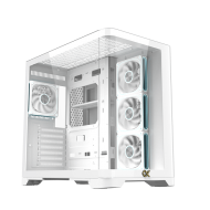 Xigmatek Crystal Storm V2 ARGB + Valkyrie 750W 80 Plus Bronze ATX 3.1 Mid Tower Case White