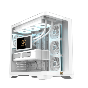 Xigmatek Crystal Storm V2 ARGB + Valkyrie 750W 80 Plus Bronze ATX 3.1 Mid Tower Case White