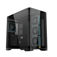 Xigmatek Crystal Storm V2 ARGB + Valkyrie 850W 80 Plus Bronze ATX 3.1 Mid Tower Case Black