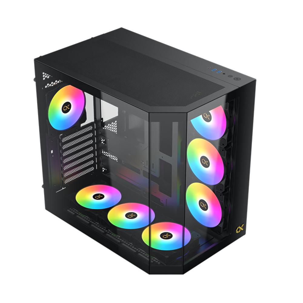 XIGMATEK Cubi II ARGB Mid Tower Case Black