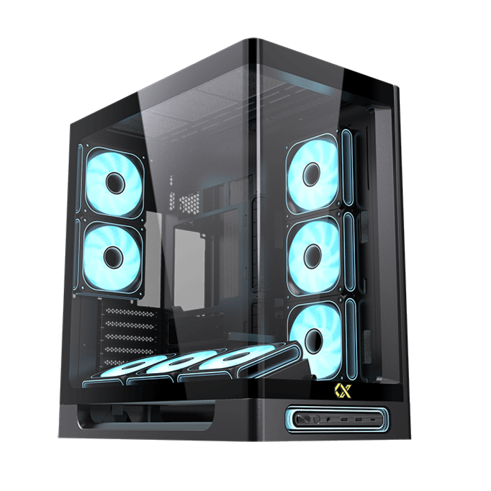 XIGMATEK HEAVEN AIR ARGB Mid Tower Case Black XIGMATEK HEAVEN AIR ARGB Mid Tower Case Black