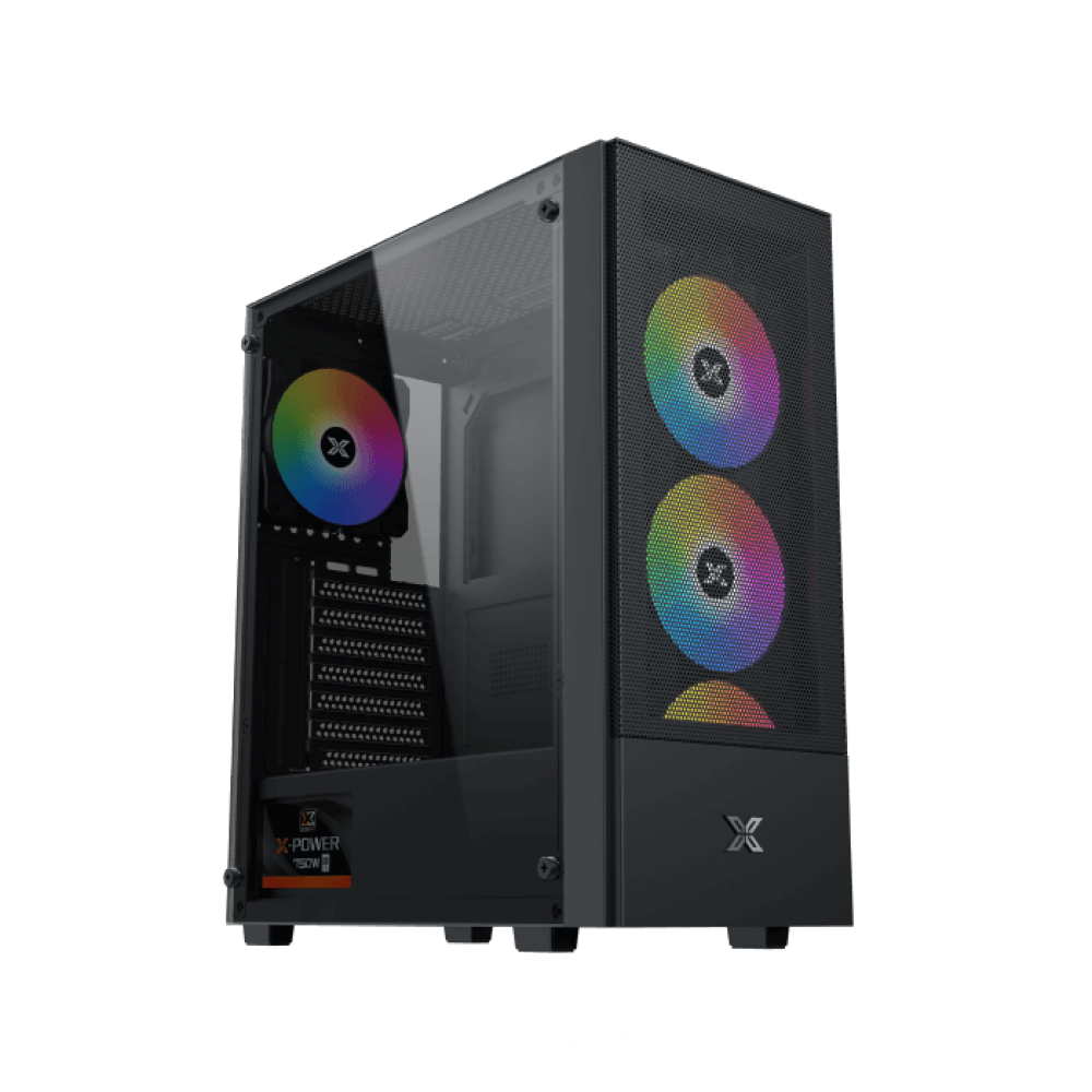 Xigmatek Hero II Air ARGB + X-Power 700W 80+ White Mid Tower Case