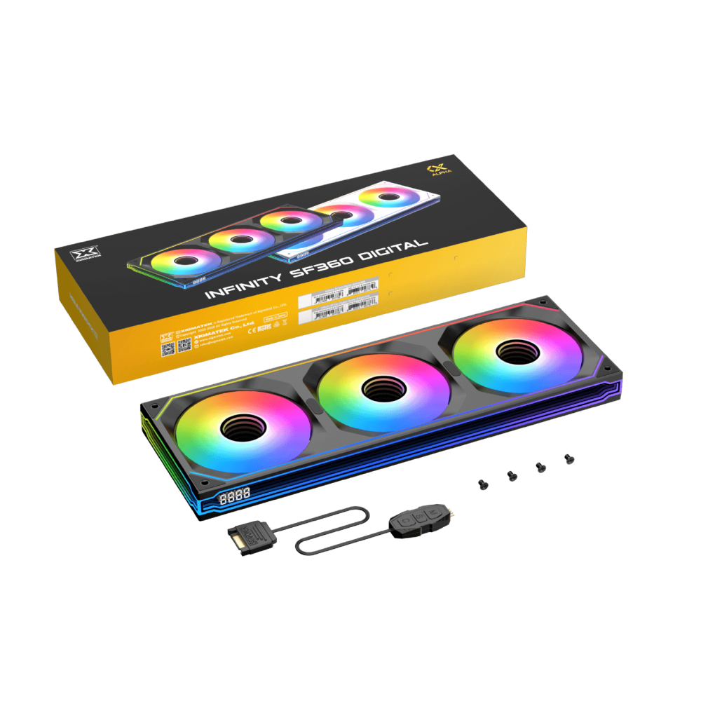 Xigmatek Infinity SF360 Digital ARGB PWM Fan Kit 360mm
