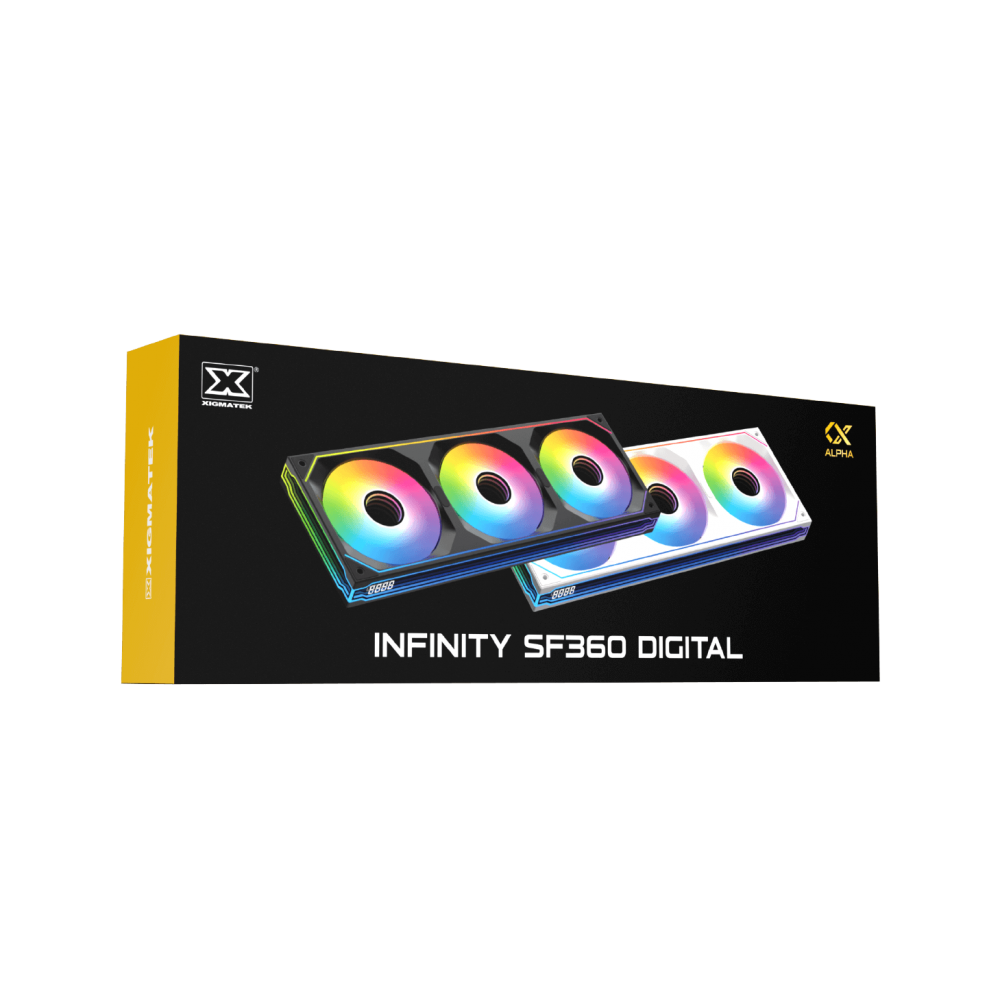 Xigmatek Infinity SF360 Digital Arctic ARGB PWM Fan Kit 360mm Xigmatek Infinity SF360 Digital Arctic ARGB PWM Fan Kit 360mm