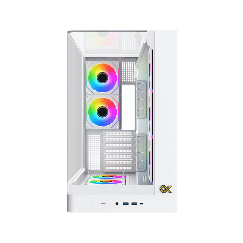 XIGMATEK Pano II LCD Arctic ARGB Mid Tower Case