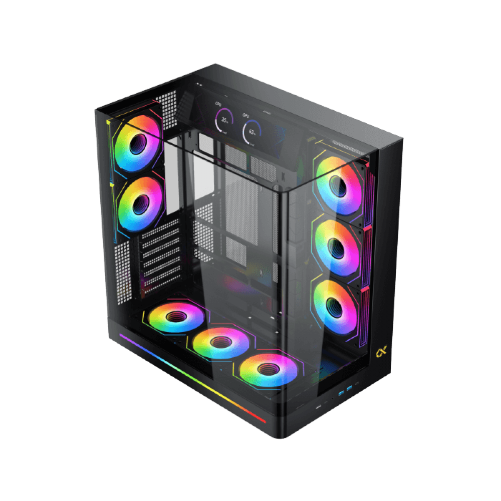 XIGMATEK Pano II LCD ARGB Super Tower Case