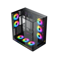 XIGMATEK Pano II LCD ARGB Mid Tower Case