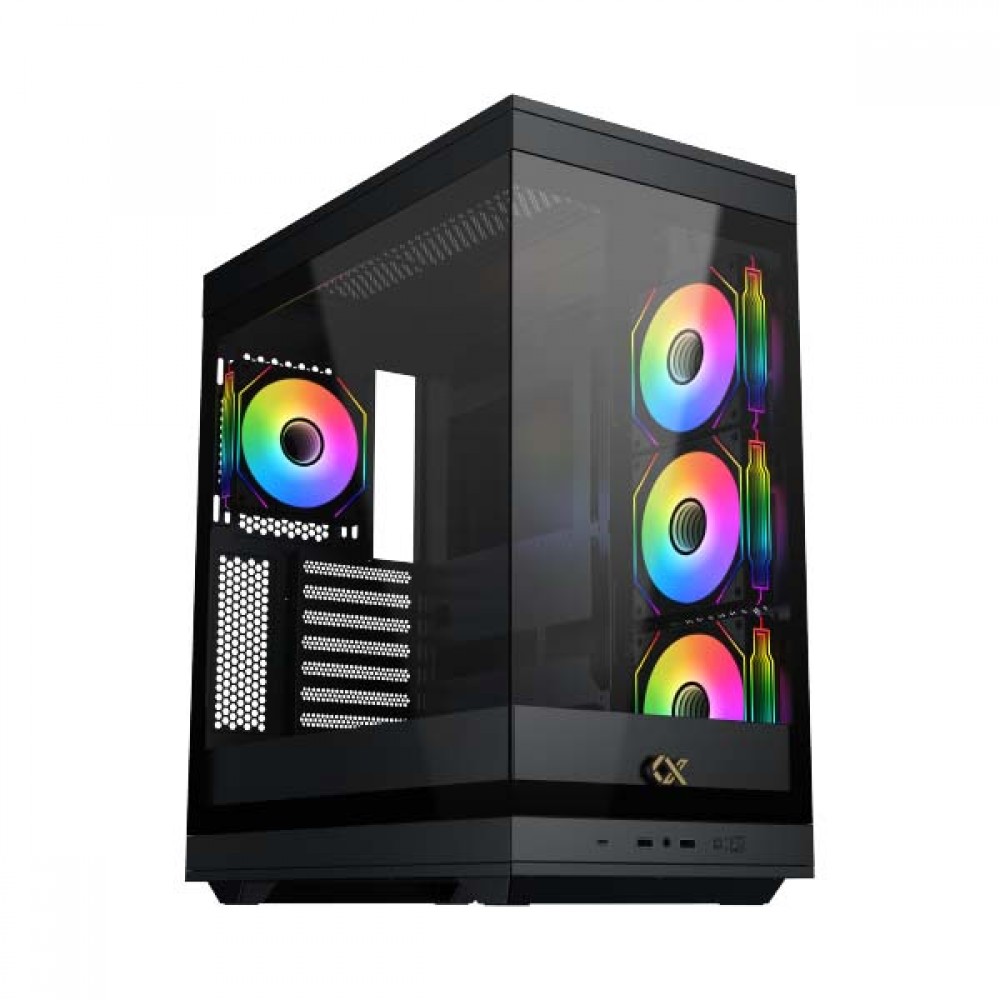 XIGMATEK Meta ARGB Super Tower Case - black