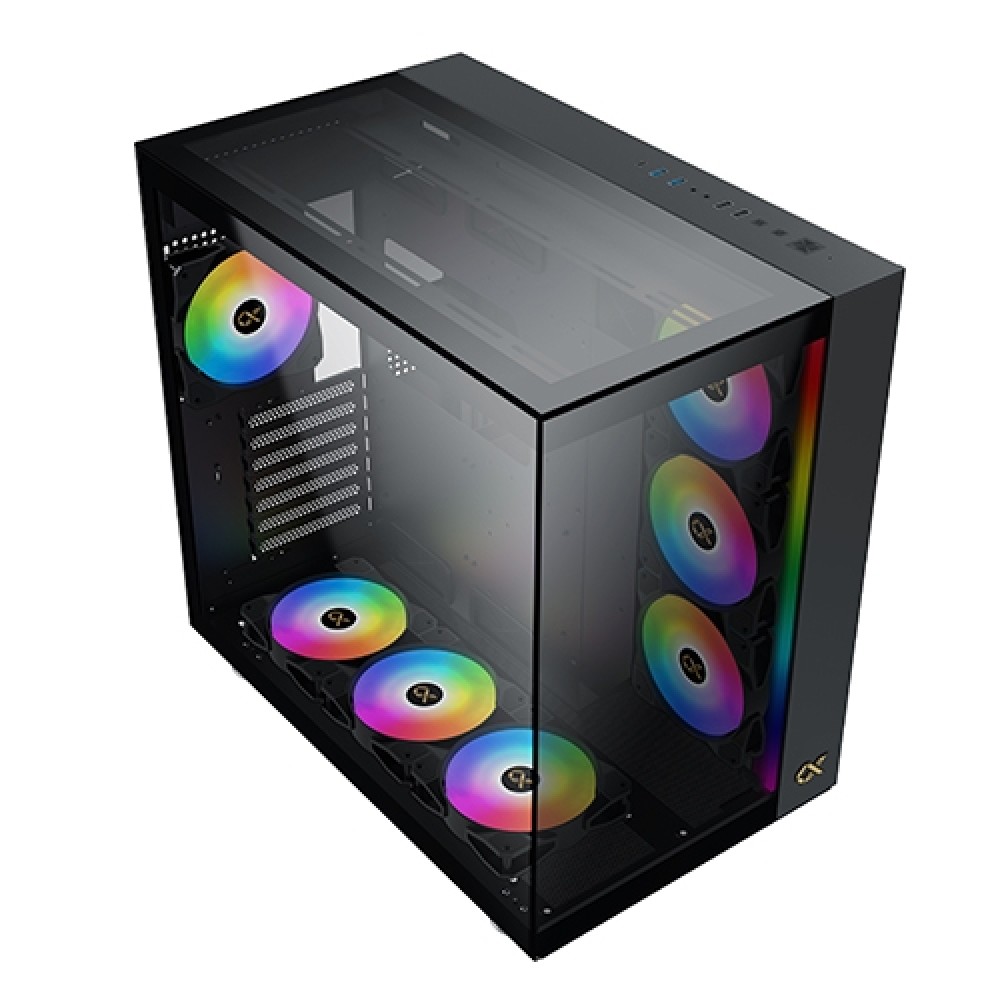 XIGMATEK AQUA ULTRA AIR ARGB Super Tower Case Black