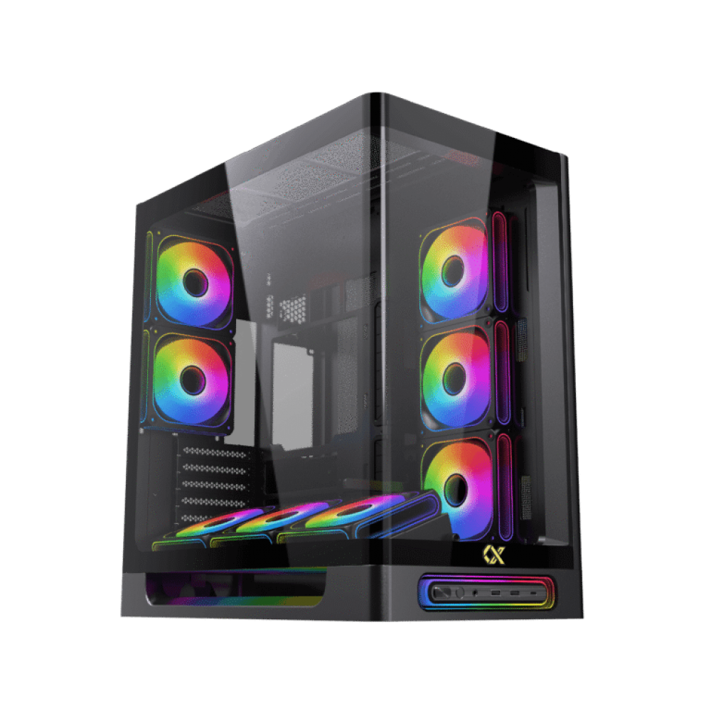 XIGMATEK HEAVEN AIR ARGB Mid Tower Case Black XIGMATEK HEAVEN AIR ARGB Mid Tower Case Black