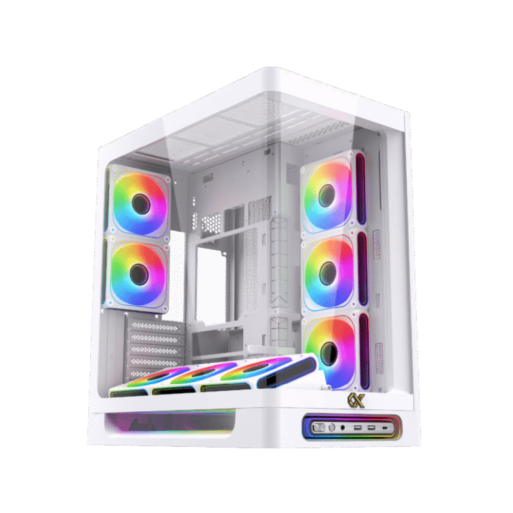XIGMATEK HEAVEN AIR ARGB Mid Tower Case Arctic