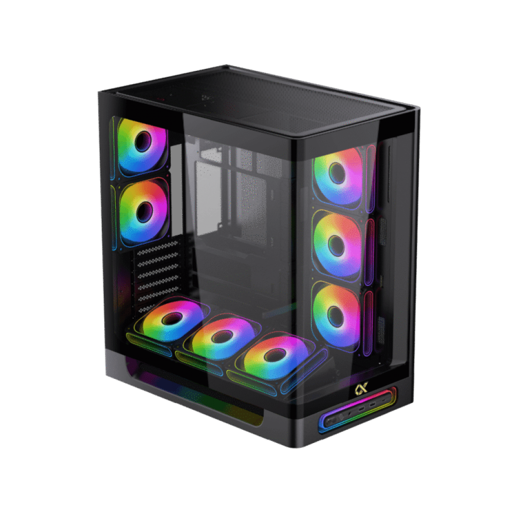 XIGMATEK HEAVEN AIR ARGB Mid Tower Case Black XIGMATEK HEAVEN AIR ARGB Mid Tower Case Black