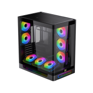 XIGMATEK HEAVEN AIR ARGB Mid Tower Case Black